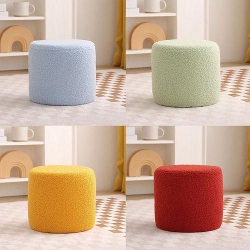 Foot Rest Stool Stable Small Cylinder Stool For Bedside