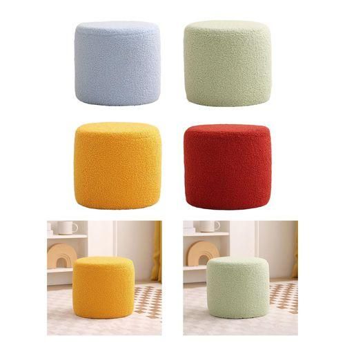 Foot Rest Stool Stable Small Cylinder Stool For Bedside