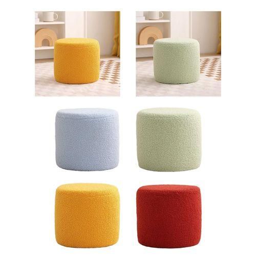 Foot Rest Stool Stable Small Cylinder Stool For Bedside