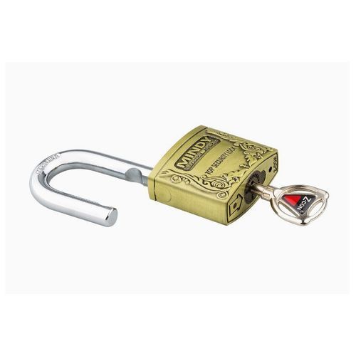 Mindy Top Anti-Burglar Theft Security Padlock - Gold,Silver