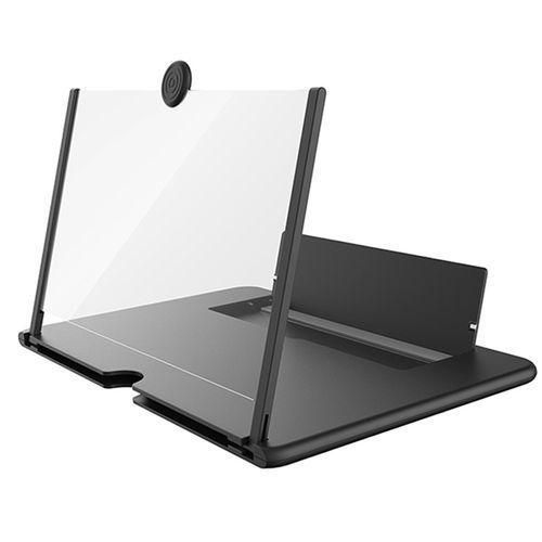 Mobile Phone Screen Magnifier, Amplifier with Holder Stand, Black