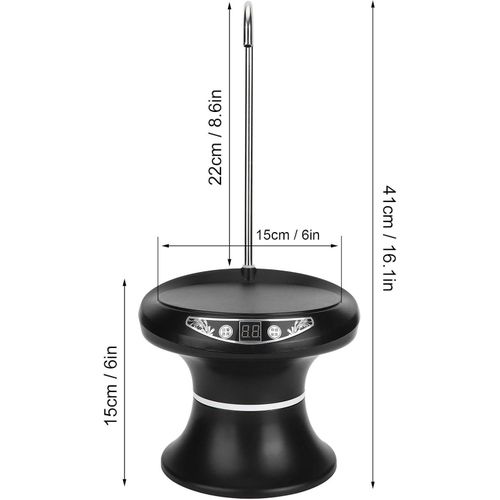 Electric Water Bottle Pump Intelligent 5 Gears Stainless Steel Tube Quantitative Effluent Water Bottle Dispenser Dual Purpose for Home For Home Office Outdoor Camping  USB Rechargeable Drinking-Water Dispenser Pump- Multicolor