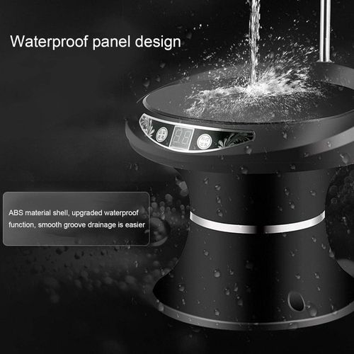Electric Water Bottle Pump Intelligent 5 Gears Stainless Steel Tube Quantitative Effluent Water Bottle Dispenser Dual Purpose for Home For Home Office Outdoor Camping  USB Rechargeable Drinking-Water Dispenser Pump- Multicolor