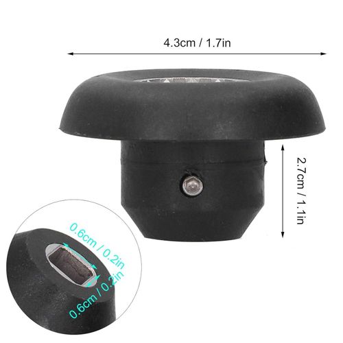 2L Blender Mixer Fittings, Blender Drive Socket Replacement Part Sturdy Wear Proof for Household - Black