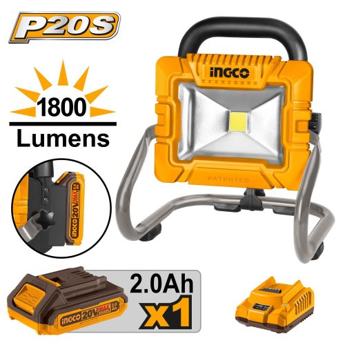 INGCO CWLI20258 - Lithium-Ion Portable Lamp - Orange