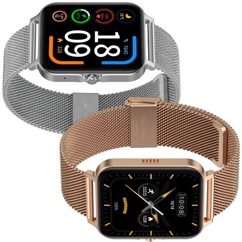 FT7 Startwatch 1.78 Inches Amoled, 250mah Battery, IP68 Waterproof, Innovative Design, Memory 128 MB, Health Monitoring, Multi Sport Modes - Multicolor