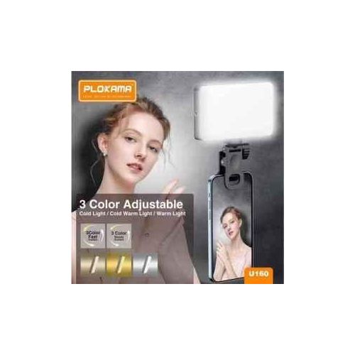 Plokama U160 Pro RGB LED Lighting Video Light Studio Lighting Portable Mini Photography Light RGB Led Video Light For D24 Mobile
