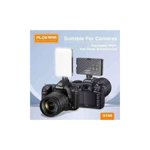 Plokama U160 Pro RGB LED Lighting Video Light Studio Lighting Portable Mini Photography Light RGB Led Video Light For D24 Mobile