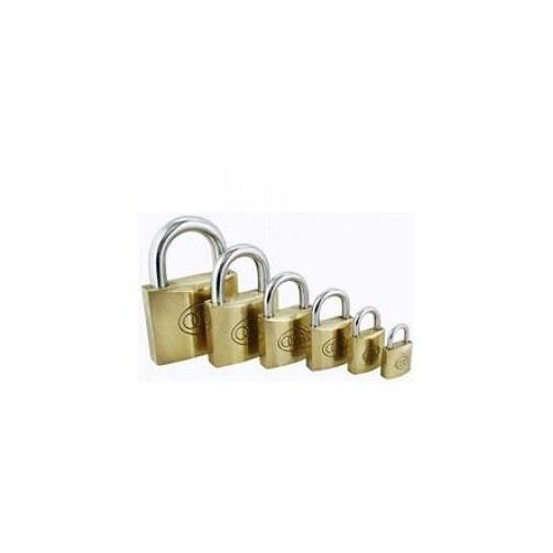 Tri Circle Strong Padlock For Safety Locks And Security-Gold