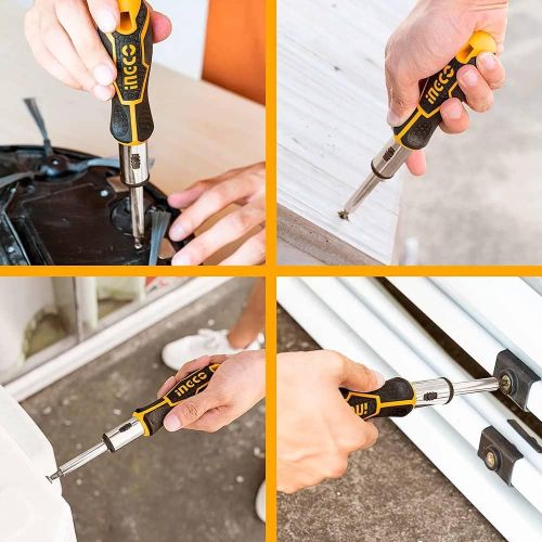 INGCO HKSDB0248 24 Pcs Screwdriver Set - Orange, Black
