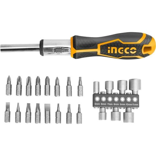 INGCO HKSDB0248 24 Pcs Screwdriver Set - Orange, Black