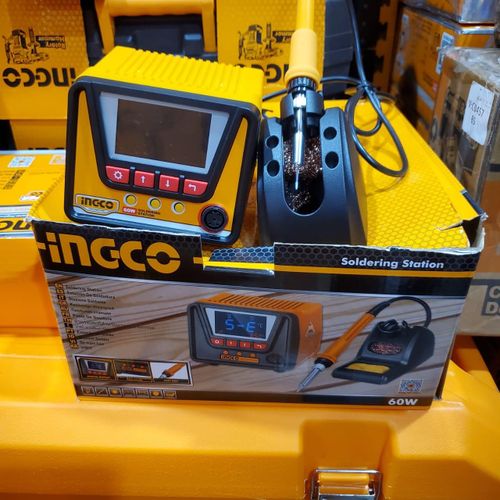 INGCO Digital Display Soldering Station 60W - Orange / Black