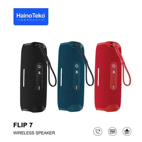 Wireless Portable Flip 7 Bluetooth Speaker For Indoor and Outdoor- Multicolor