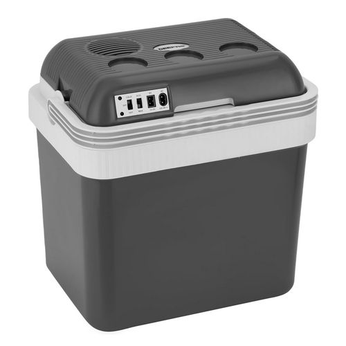 Geepas Car Fridge 24liters Hot & Cold with AC/DC Working Mode, Suitable for Car and Home Use,Easy to Carry Portable Refrigerator