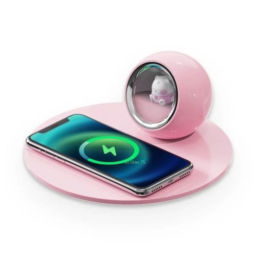 3-in-1 Original Mobile Phone Wireless Charger Small Night Lamp Multi-Function Fast Charge Desktop Wireless Charger Lamp