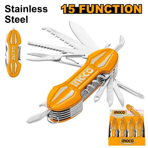 INGCO HMFK8158 - Multi-Function Knife - Orange