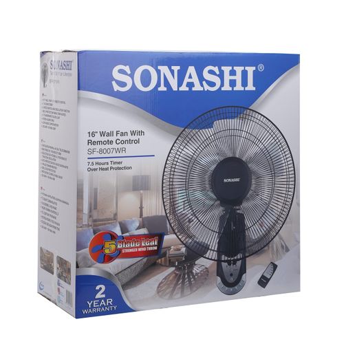 Sonashi 16 Wall Fan With Remote Control