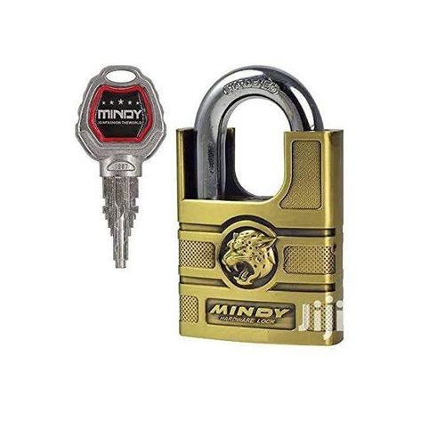 Mindy Anti Theft Lock For Safety And Security - Gold
