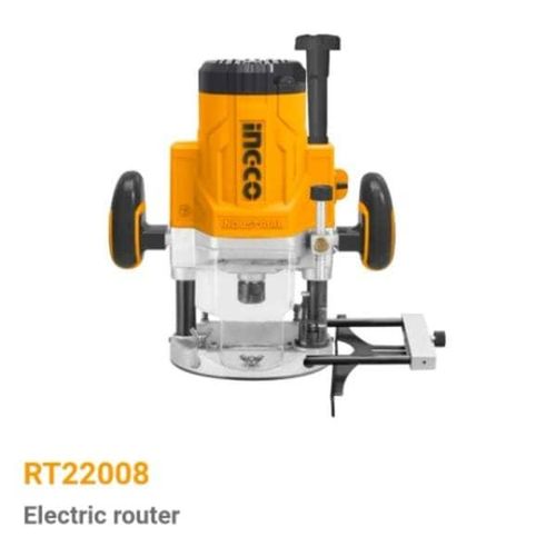 INGCO RT22008 Electric Router - 2200W, Variable Speed, Multi-Collet Sizes