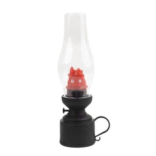 Night Light Portable Moving Castle Kerosene Candle Atmosphere Lamp Red