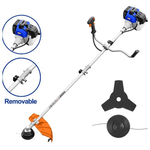 WADFOW WGM2543 - Gasoline Grass Trimmer And Brush Cutter - Blue
