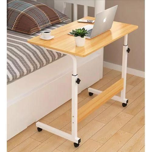 Adjustable Wooden Breakfast, Laptop Table Stand - Brown.