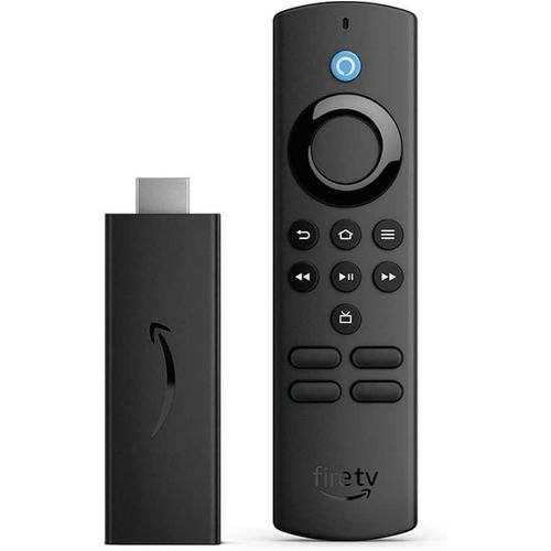 Amazon Fire TV Stick Lite, Full HD Streaming Device, Alexa Voice Remote (2nd Gen), Dolby Audio, HDMI-Compatible, Stream Netflix, YouTube, Prime Video, Apple TV+, HBO Max, Hulu, for free and live TV, Projector, Monitor, HD streaming -Black