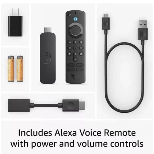 Amazon Fire TV Stick 4K (2nd Generation) UltraHD Stream Prime Video Netflix 9Now 7plus Remote Media Streamer with Alexa Voice Remote 3rd Gen- Black