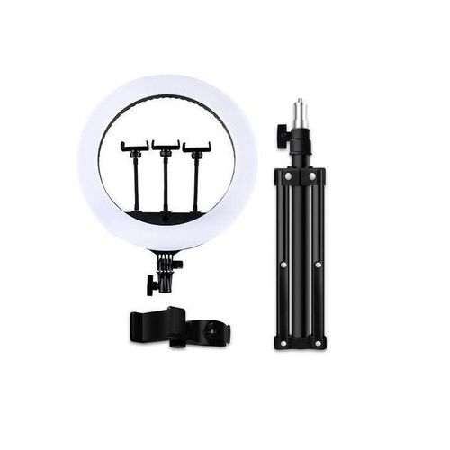 18 Inch Strong 3 Colors Ring Light For Tiktok, Youtube, Live Broadcast - Black