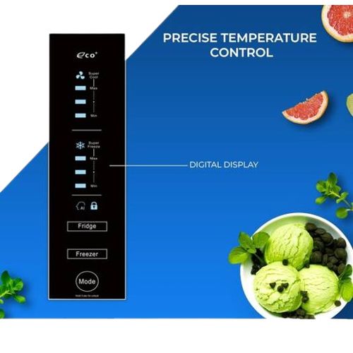 ADH 658 Liters Side-by-side Refrigerator With Dispenser - Silver