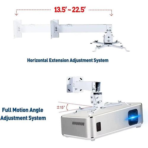 Projector Ceiling Wall Mount, white