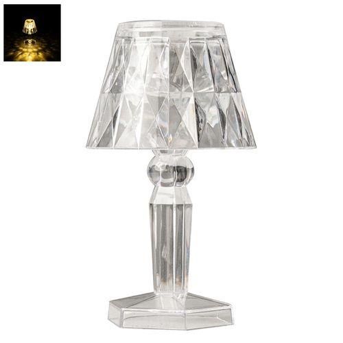 Table Lamp Glow 3color Led Bedside Lamp Battery Powered for Parties Yellow