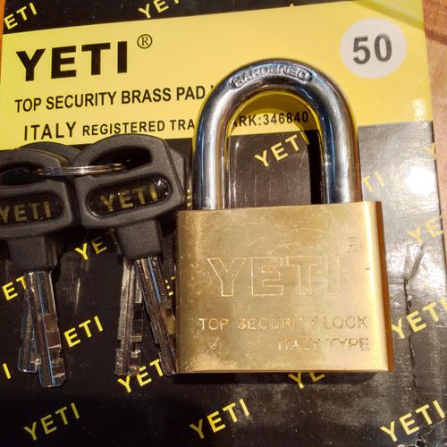 Yeti Original Padlock 50mm-gold