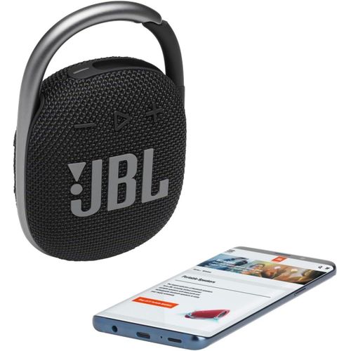 Clip 4 - Portable Mini Bluetooth Speaker, Big Audio And Punchy Bass, Integrated Ccarabiner, IP67 Waterproof And Dustproof, 10 Hours Of Playtime, Speaker For Home, Outdoor And Travel - Multicolor