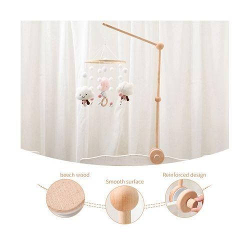Baby Crib Mobile Arm - Wooden Mobile Arm for Crib Mobile Ha NO5115