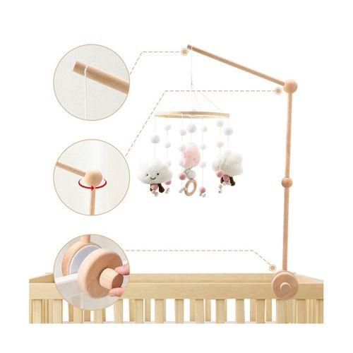 Baby Crib Mobile Arm - Wooden Mobile Arm for Crib Mobile Ha NO5115