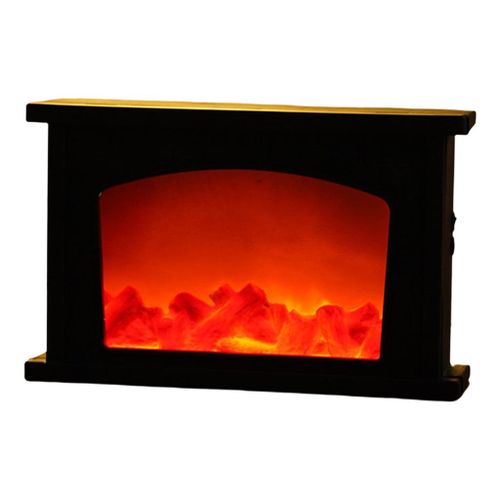 LED Fireplace Lantern Flamless  Effect Lamp Home