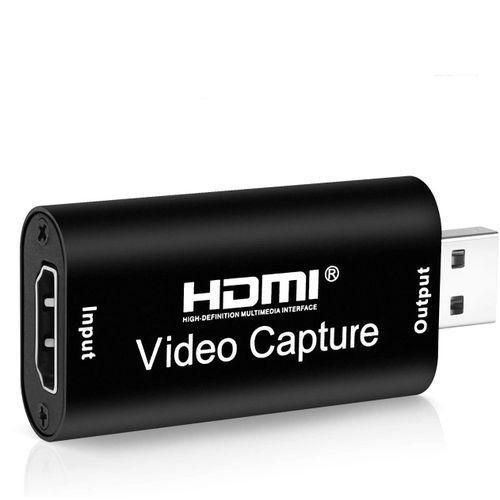 HDMI to USB 2.0 Video Capture Card - Black
