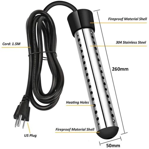Immersion Heater, Electric Submersible Instant Water Heater