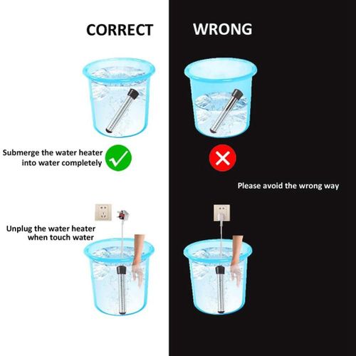 Immersion Heater, Electric Submersible Instant Water Heater