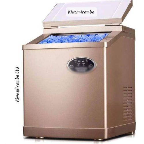 Ice Maker Machine Professional Commercial Big, Portable Ice Cube Maker, Self-Cleaning Easy, to Use Ideal for Coffee Shop, Home Kitchen, Office, Restaurant  Bar - Multicolour