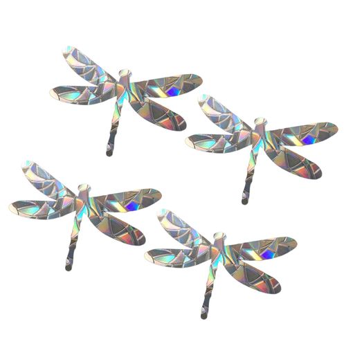 8 Window Stickers Stick For Birds, Butterflies And
