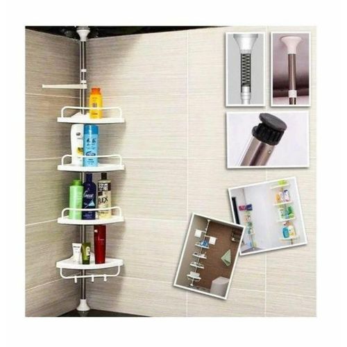 Adjustable Multi Corner Shelf Bathroom Organizer Storage Rack