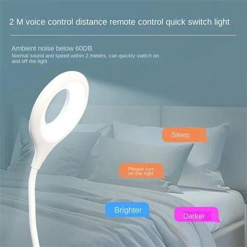 Voice Controlled LED Night Light Smart USB Desk Lamp
