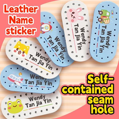 WEPHOTO Personalized Waterproof Custom Name Tag Labels Custom Labels to Mark Clothes and Objects. - Great for School, Daycare, Camp Gear