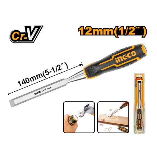 INGCO HWC0812 - Wood Chisel - Orange