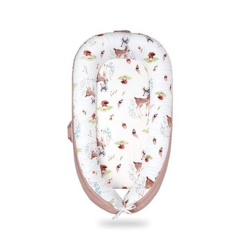 Baby Lounger Co-Sleeping Bassinet Soft Cotton Infant Bed