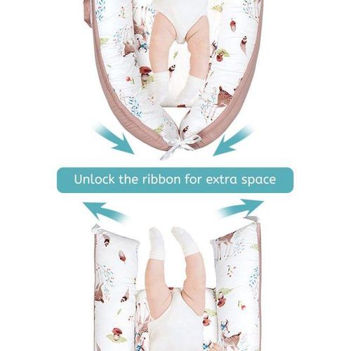 Baby Lounger Co-Sleeping Bassinet Soft Cotton Infant Bed