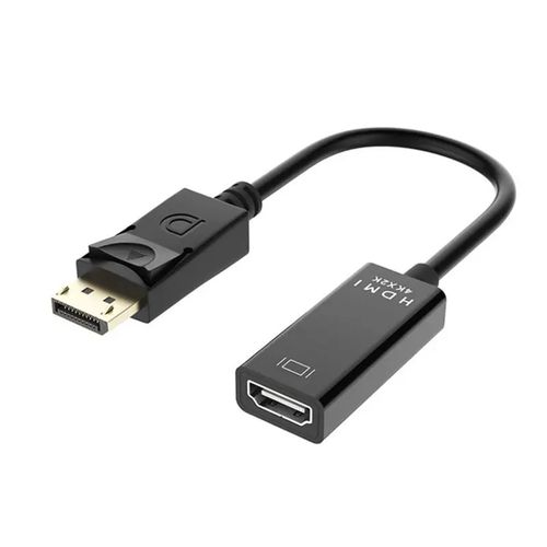 Displayport Dp To Hdmi Adapter Cable 1080P, Black