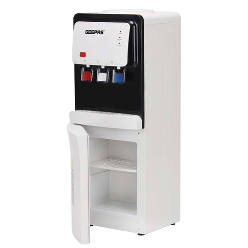 Geepas Hot & Cold Water Dispenser 2Taps  Perfect for Home, Shopping Malls, and Office-White